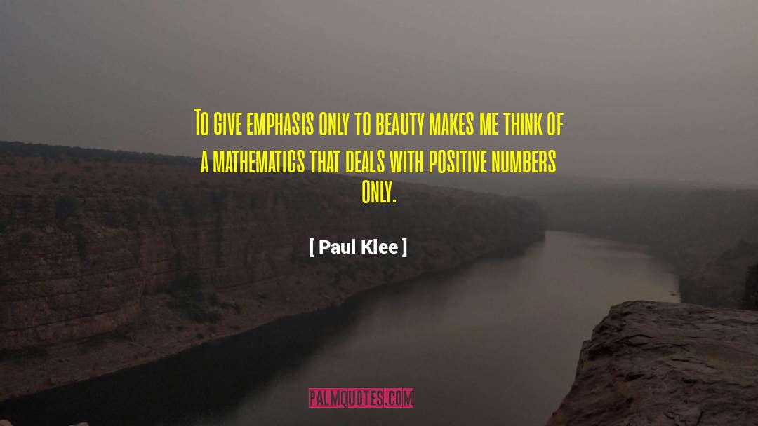 Positive Cynical quotes by Paul Klee