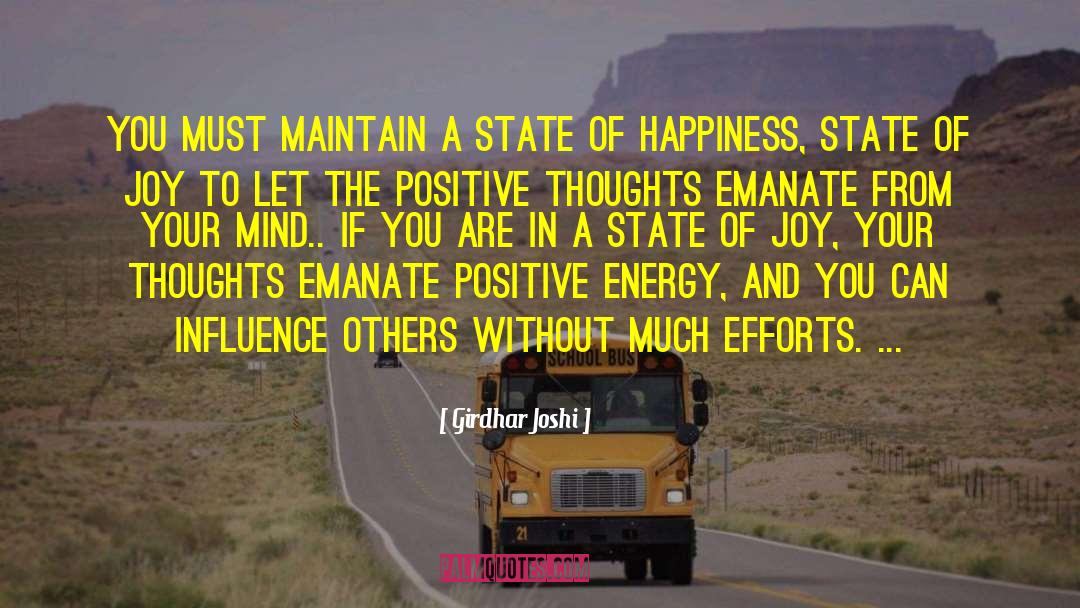 Positive Energy quotes by Girdhar Joshi