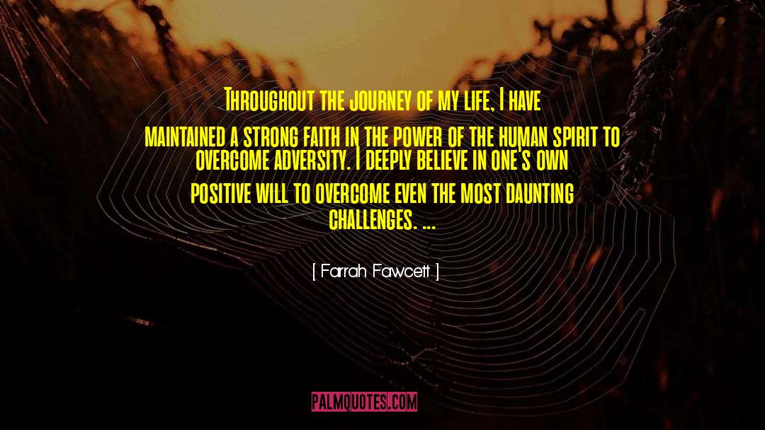 Positive Habits quotes by Farrah Fawcett