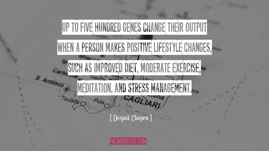 Positive Lifestyle quotes by Deepak Chopra