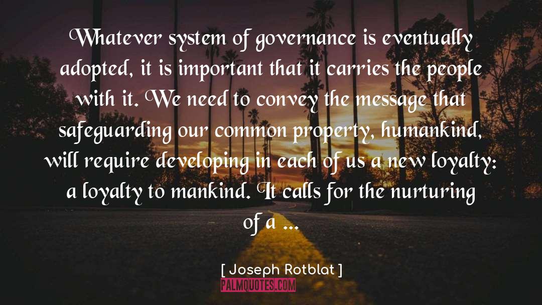 Positive New World quotes by Joseph Rotblat