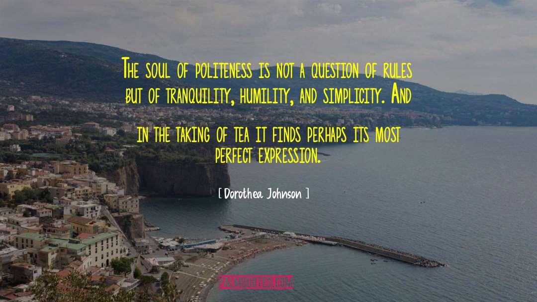 Positive Politeness quotes by Dorothea Johnson