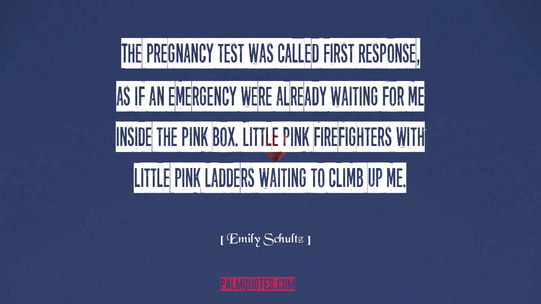 Positive Pregnancy Test quotes by Emily Schultz