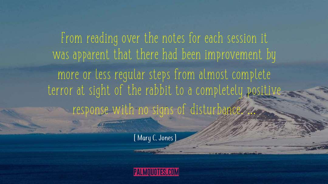 Positive Response quotes by Mary C. Jones