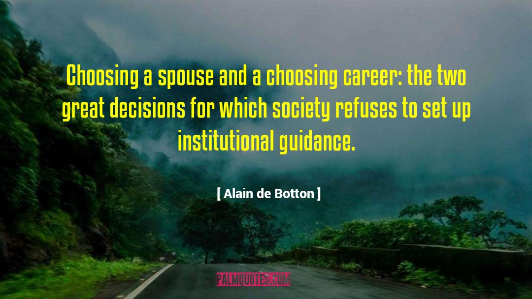 Positive Spouse quotes by Alain De Botton
