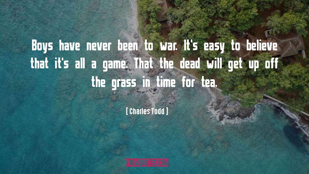 Positive Tea Time quotes by Charles Todd
