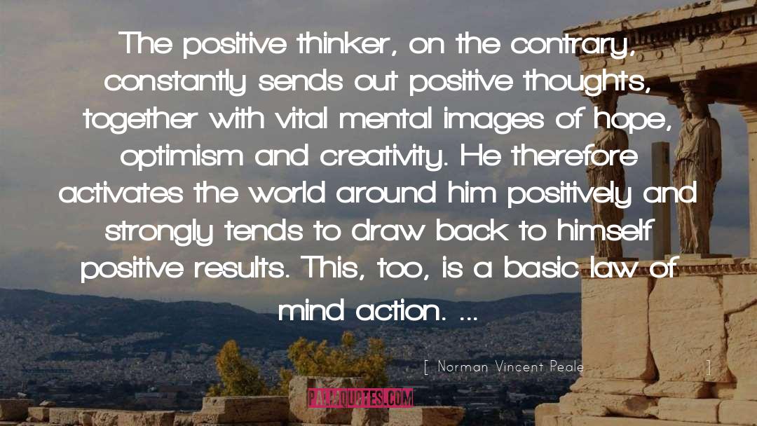 Positive Thinker quotes by Norman Vincent Peale