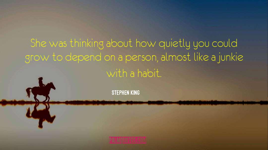 Positive Thinking Thinking quotes by Stephen King