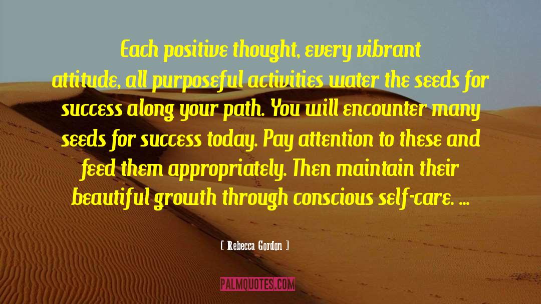 Positive Thought quotes by Rebecca Gordon