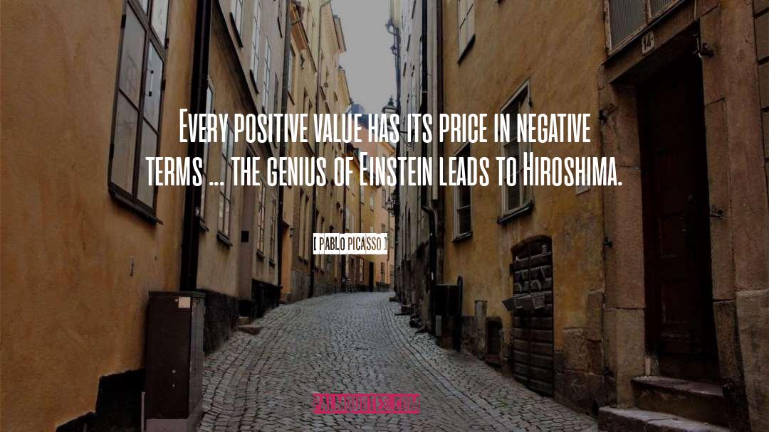 Positive Values quotes by Pablo Picasso