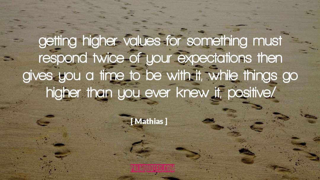 Positive Words quotes by Mathias