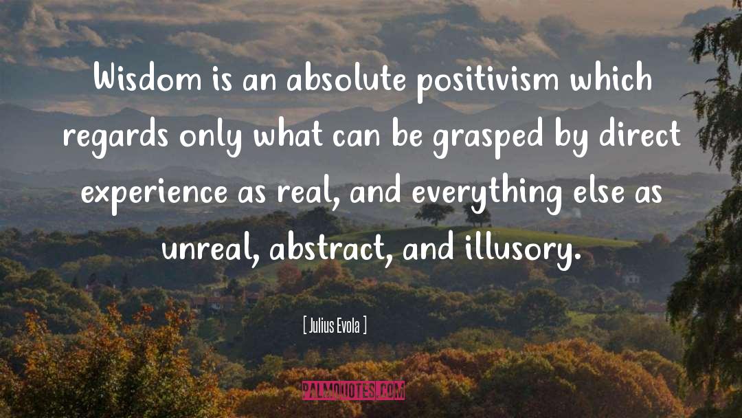 Positivism quotes by Julius Evola