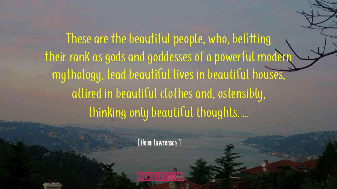 Positve Thoughts quotes by Helen Lawrenson