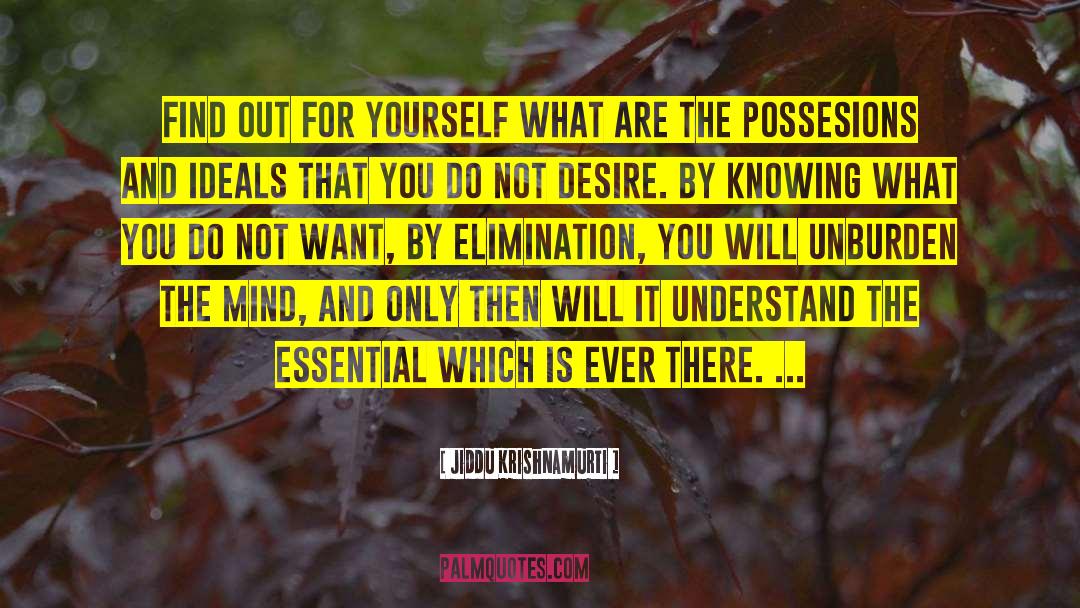 Possesions quotes by Jiddu Krishnamurti