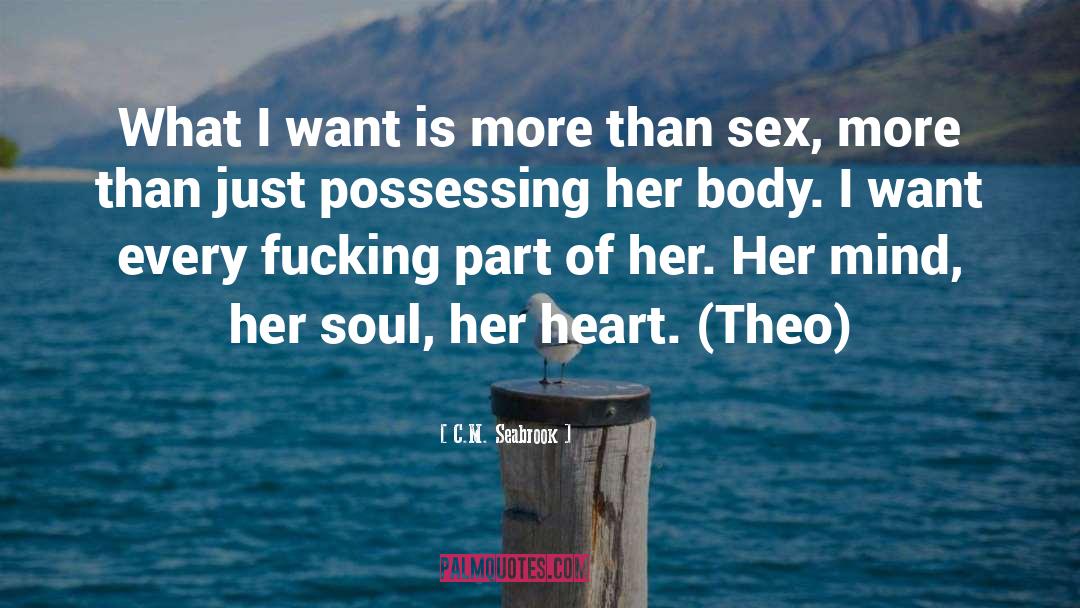 Possessing quotes by C.M. Seabrook