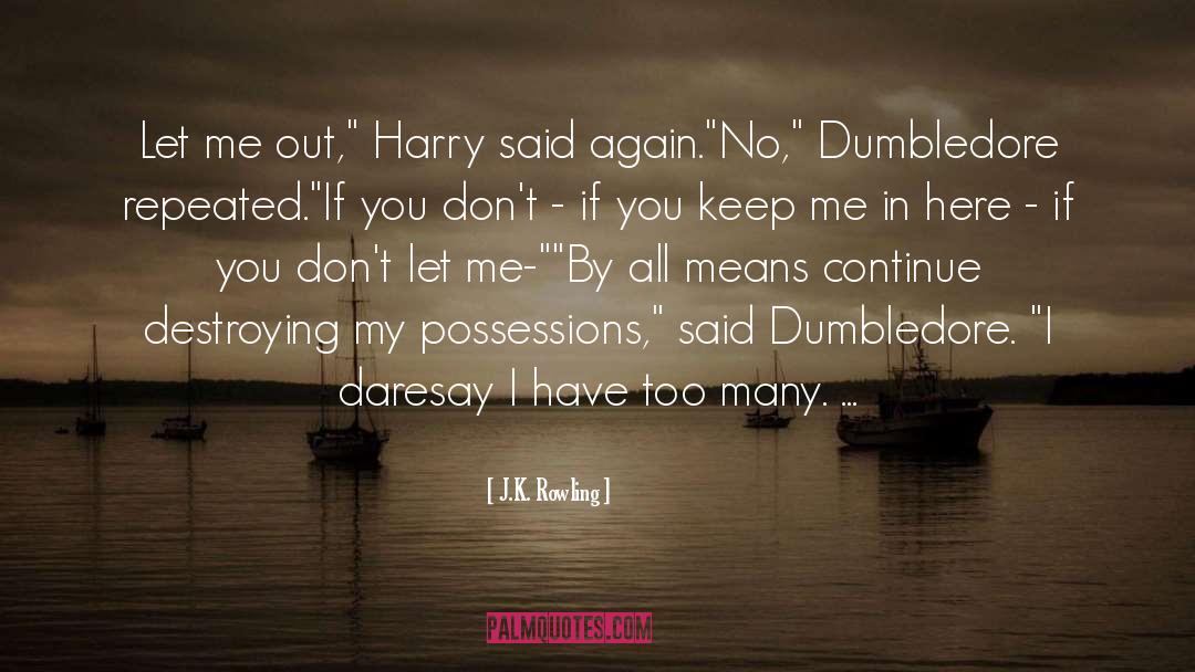 Possessions quotes by J.K. Rowling
