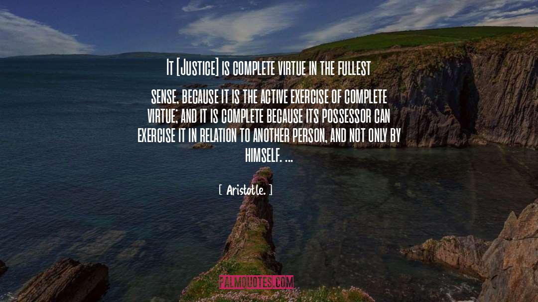 Possessor quotes by Aristotle.