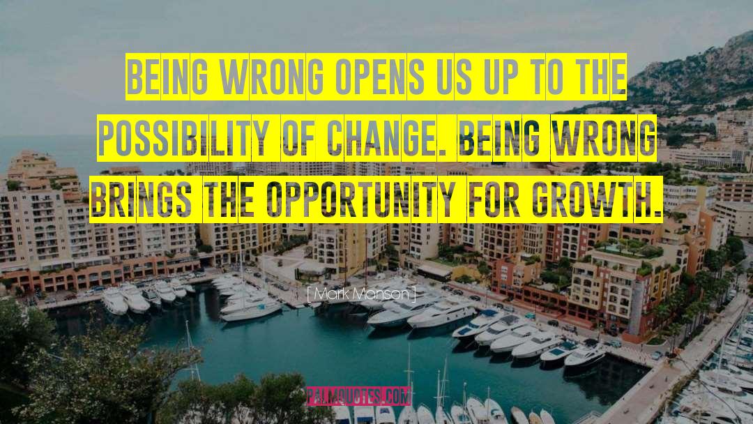 Possibility Of Change quotes by Mark Manson