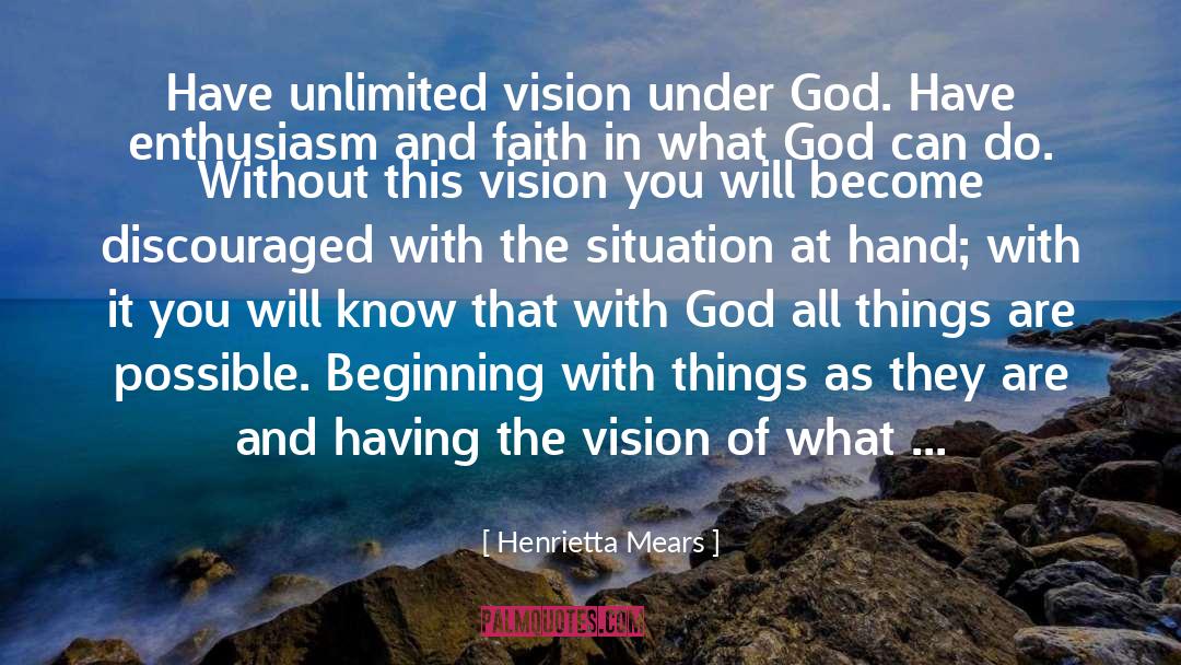 Possible quotes by Henrietta Mears