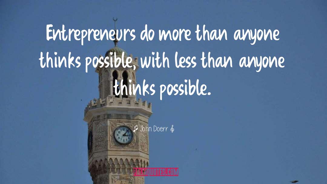 Possible With quotes by John Doerr