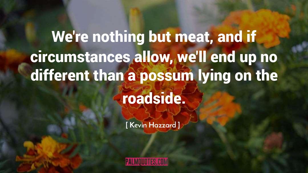 Possum quotes by Kevin Hazzard