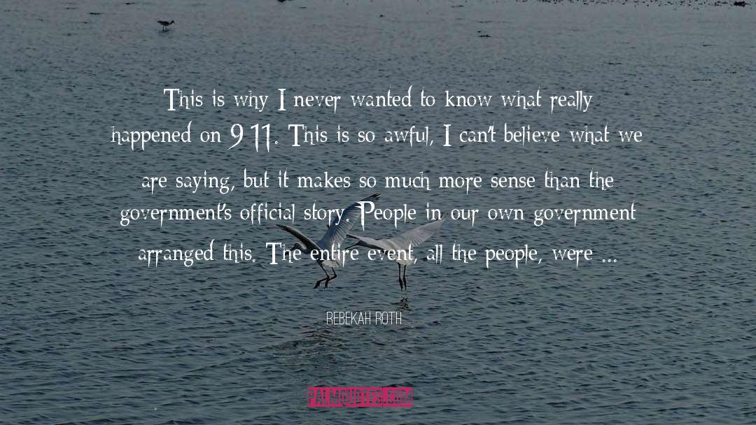 Post 9 11 quotes by Rebekah Roth