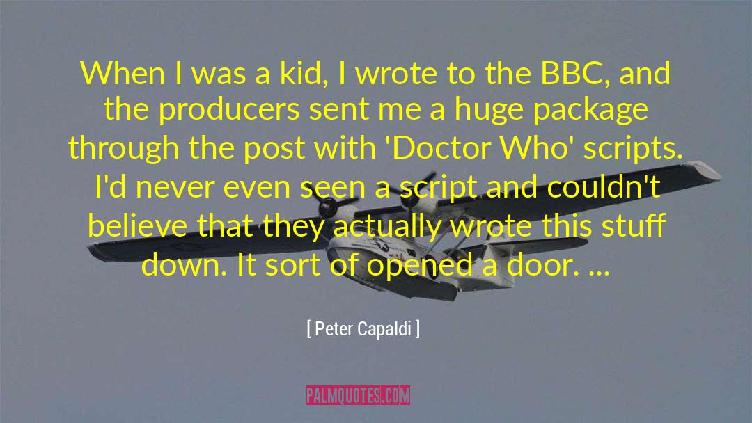 Post Colonial Literature quotes by Peter Capaldi