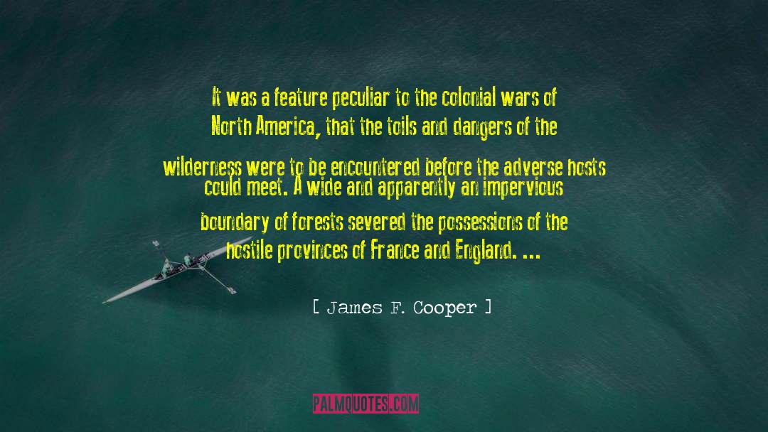 Post Colonial quotes by James F. Cooper