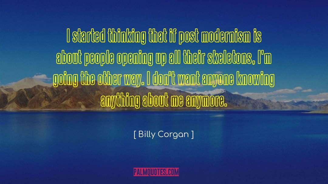 Post Modernism quotes by Billy Corgan