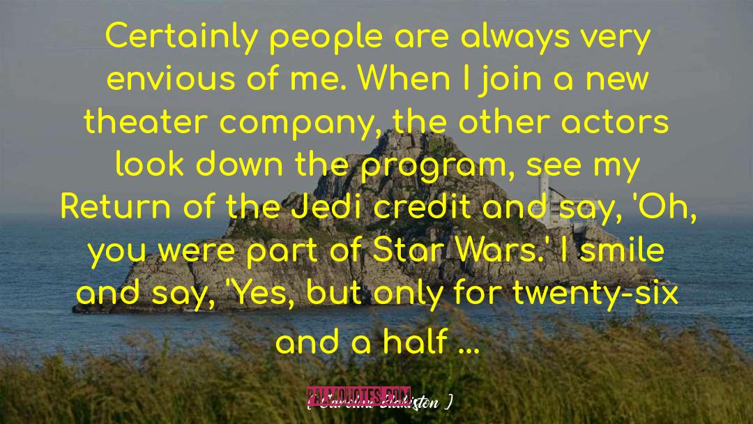 Post Return Of The Jedi quotes by Caroline Blakiston
