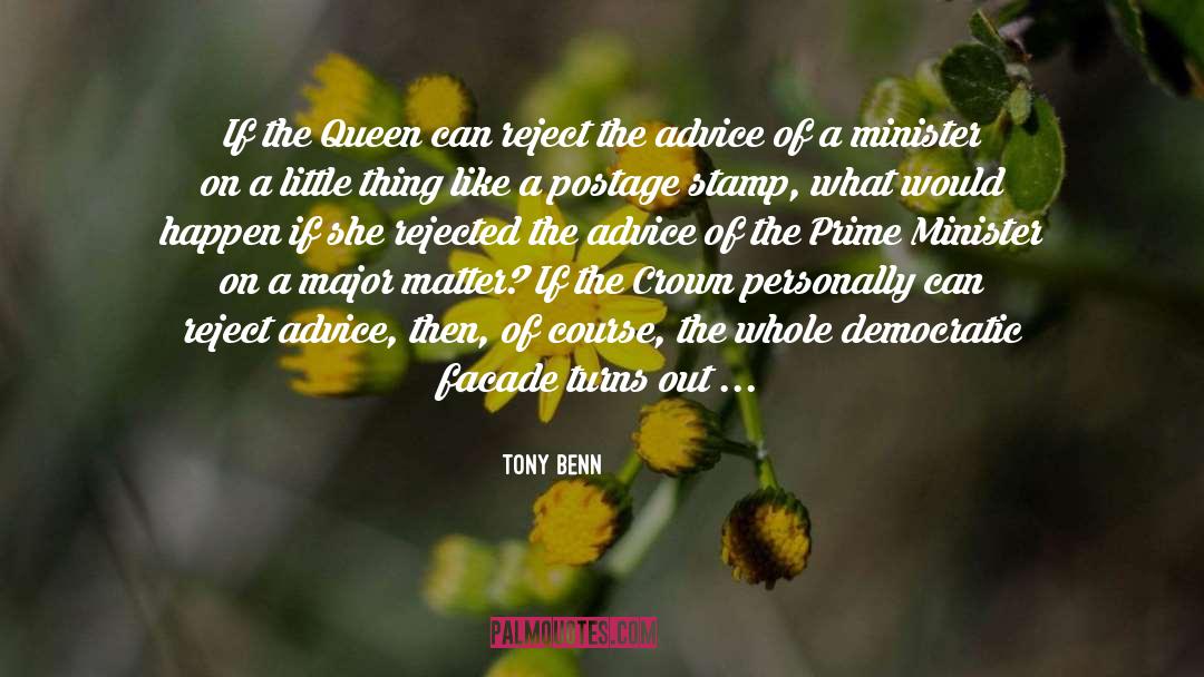Postage quotes by Tony Benn