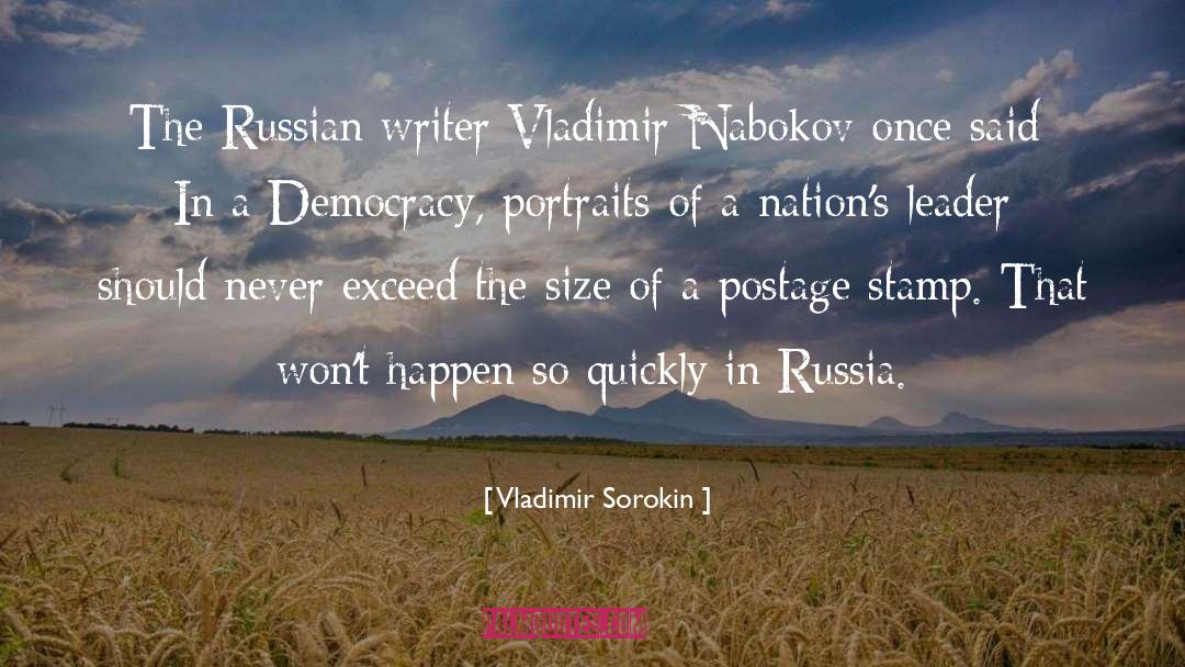 Postage quotes by Vladimir Sorokin