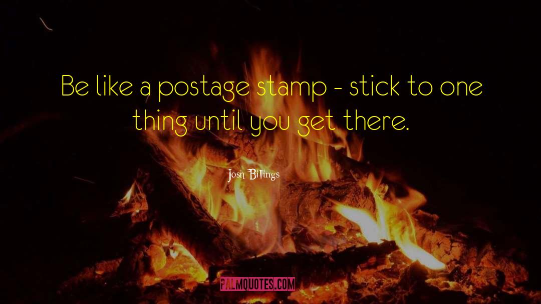 Postage quotes by Josh Billings