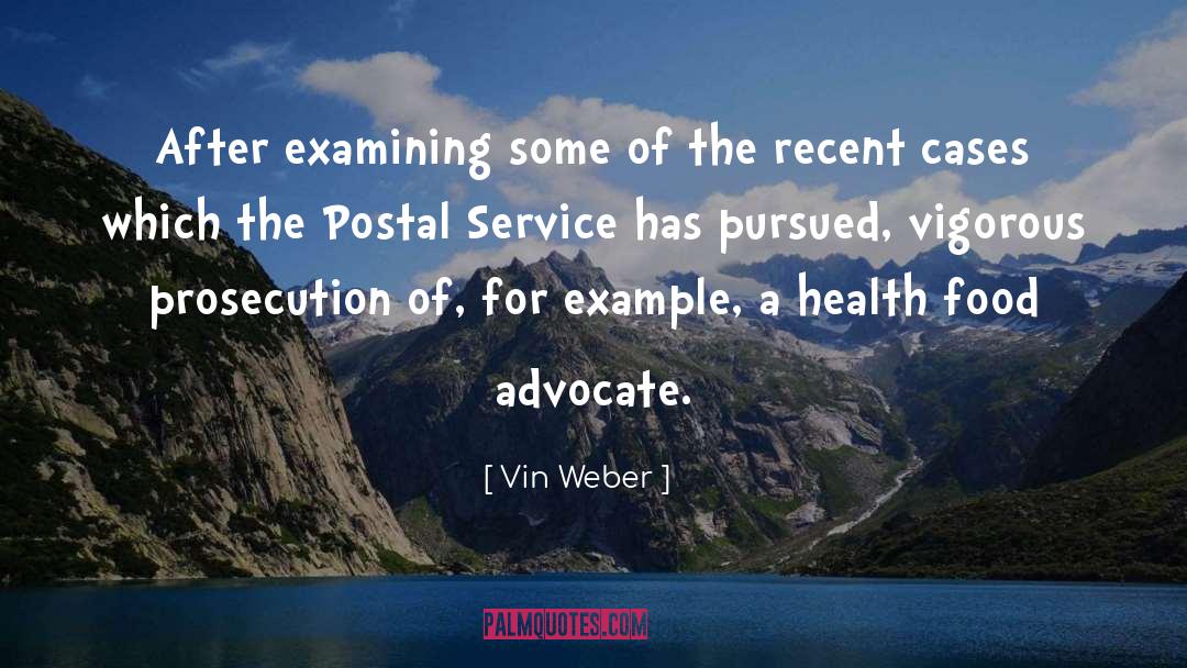 Postal quotes by Vin Weber