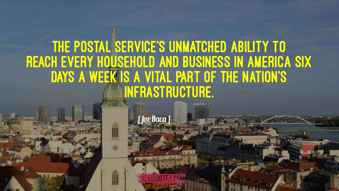 Postal Service quotes by Joe Baca