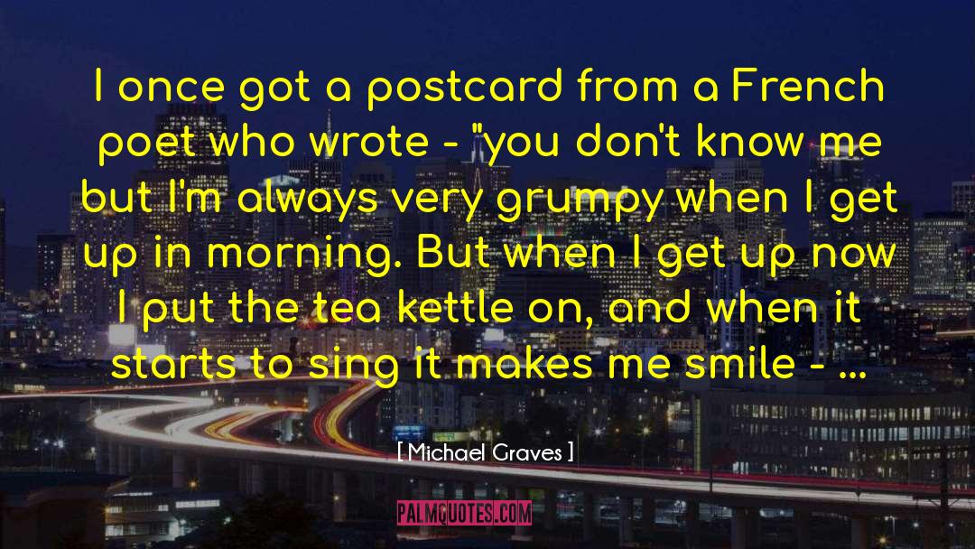 Postcard quotes by Michael Graves