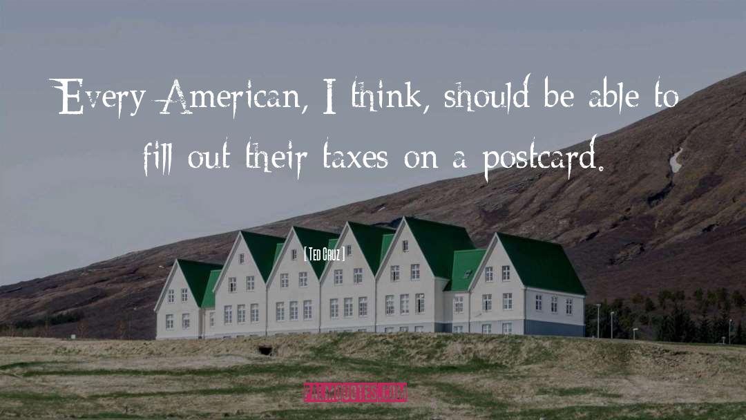 Postcard quotes by Ted Cruz
