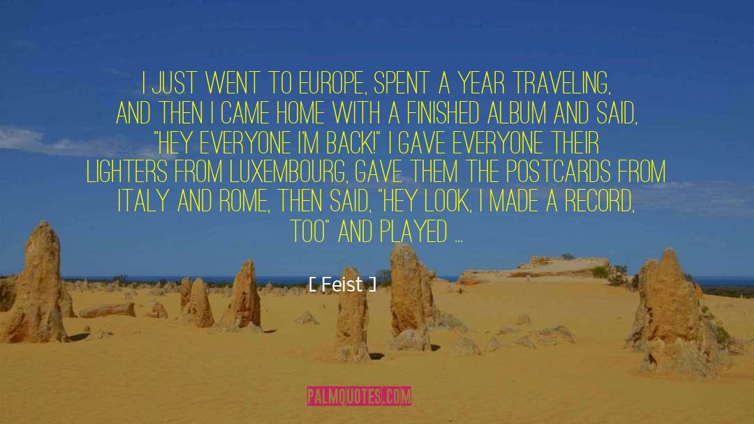 Postcards quotes by Feist
