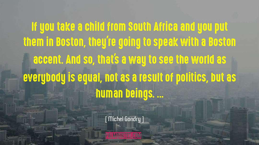 Posternak Boston quotes by Michel Gondry