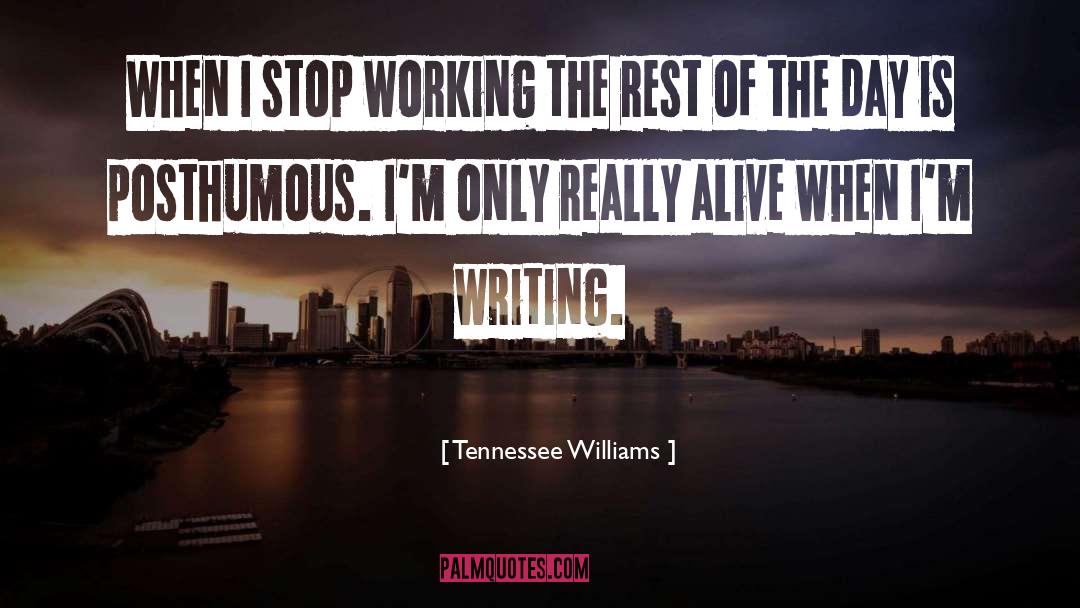 Posthumous quotes by Tennessee Williams