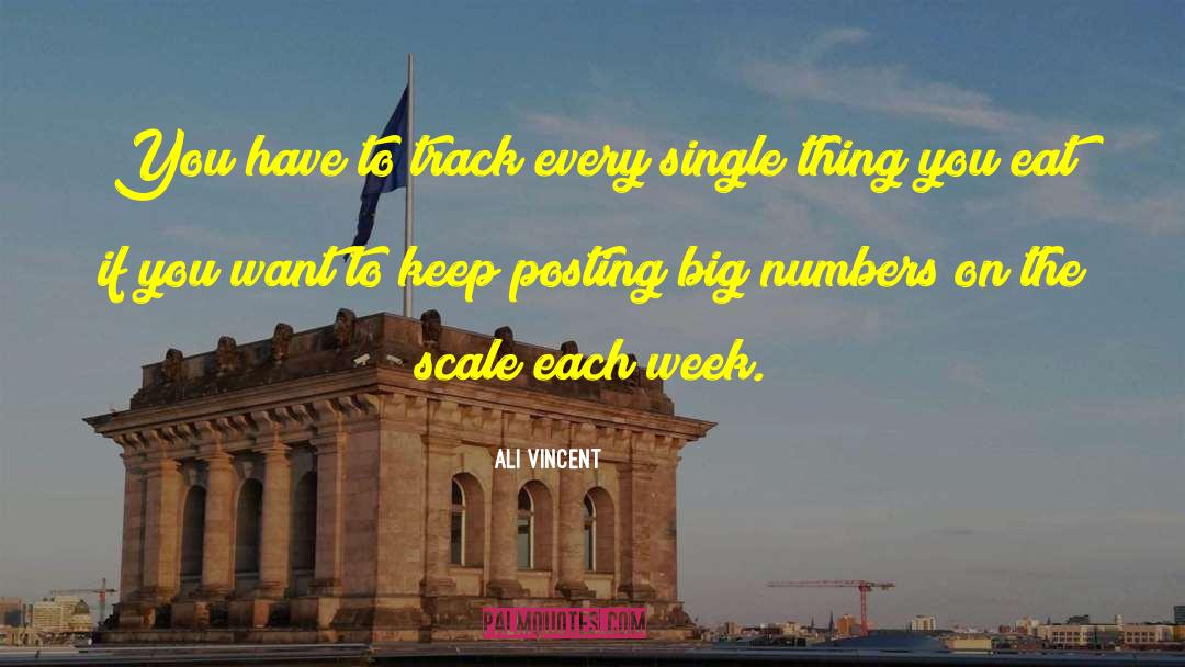 Posting quotes by Ali Vincent