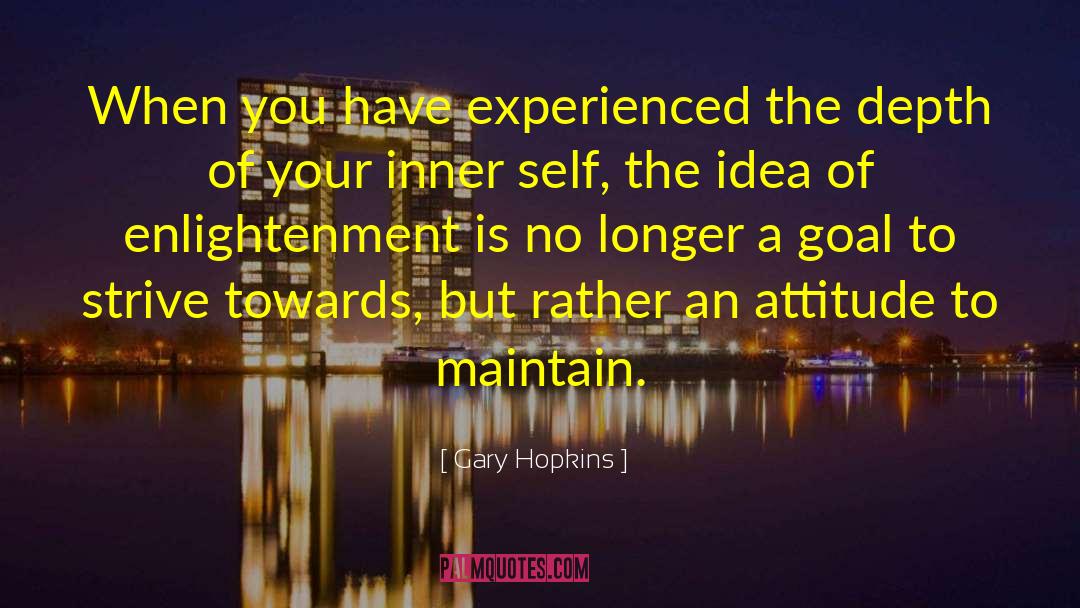 Postive Attitude quotes by Gary Hopkins