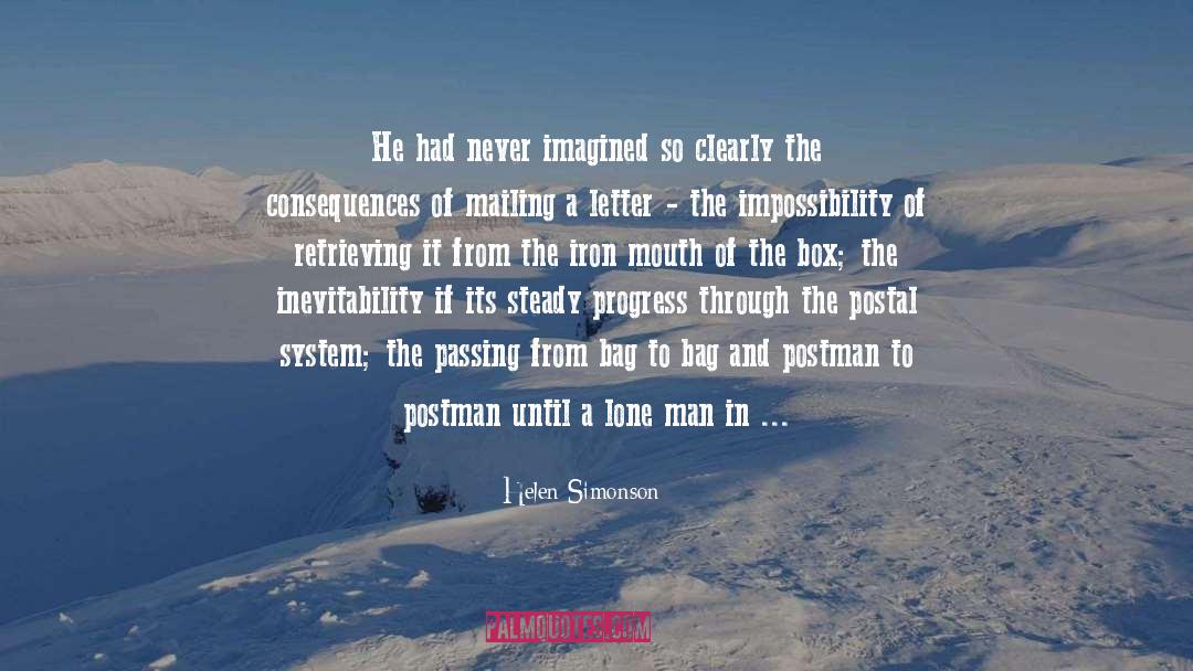 Postman quotes by Helen Simonson