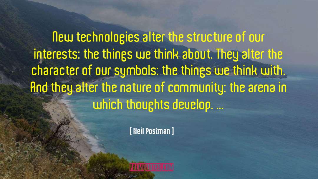 Postman quotes by Neil Postman