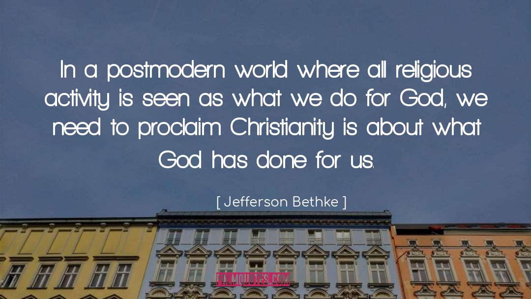 Postmodern quotes by Jefferson Bethke