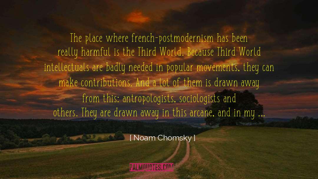 Postmodernism quotes by Noam Chomsky