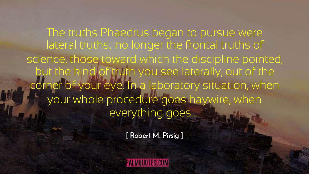 Postulates quotes by Robert M. Pirsig