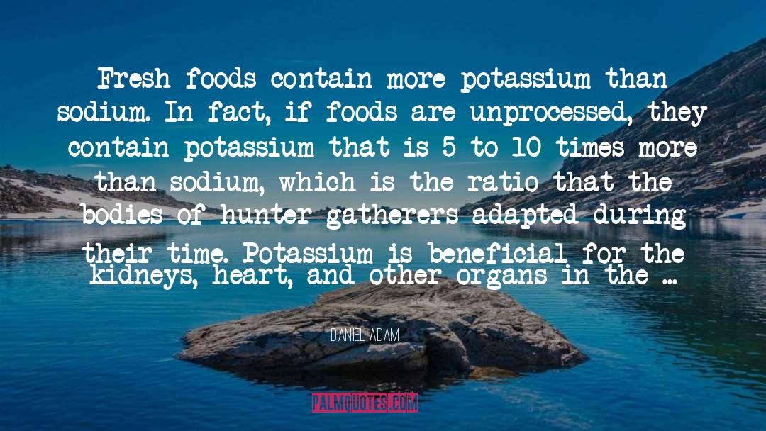 Potassium quotes by Daniel Adam