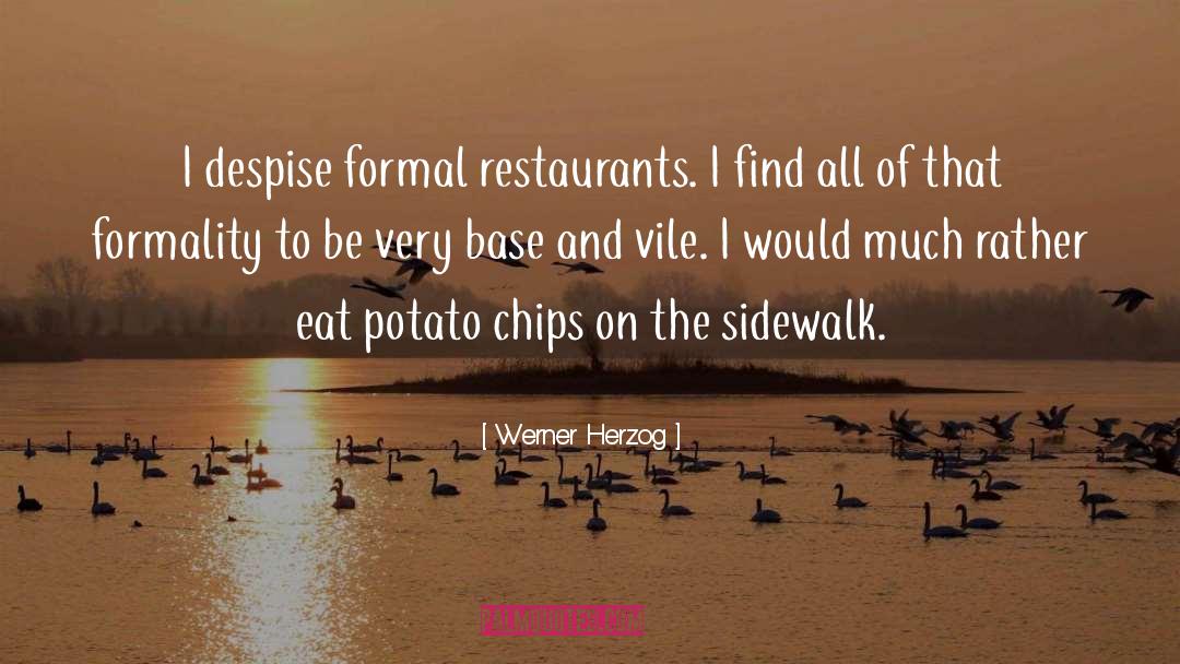 Potato Chips quotes by Werner Herzog