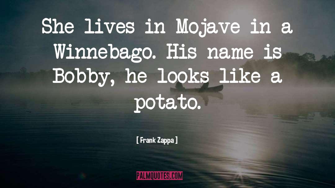 Potato quotes by Frank Zappa